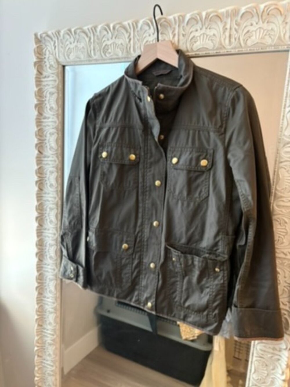J Crew Utility Jacket Army Green